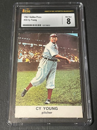 Cy Young 1961 Card CSG 8!