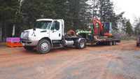 Excavation, clearing, hauling services 