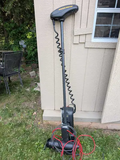 Minn Kota 50lbs thrust, bow mount trolling motor for sale with wired foot control, works well, used...
