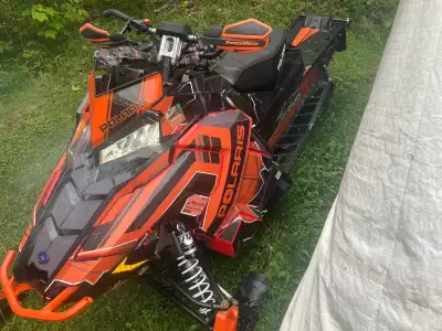 2019 Polaris assault 800 5286 miles on it Runs amazing never any problems Upgrade shocks Orange wrap...
