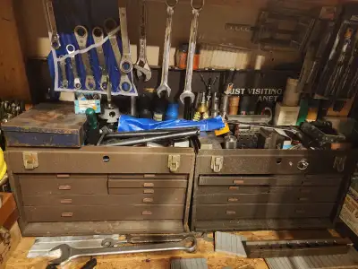 Kennedy 7 Drawer Top Tool Chest And 2 Dr Divider Middle Section, View more