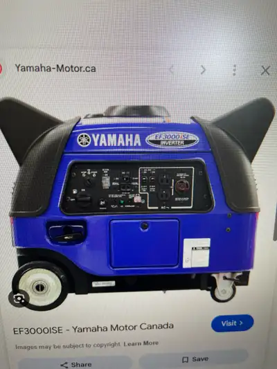 3000w Yamaha inverter generator used for about 10 camping trips. No need for it anymore. Make a offe...