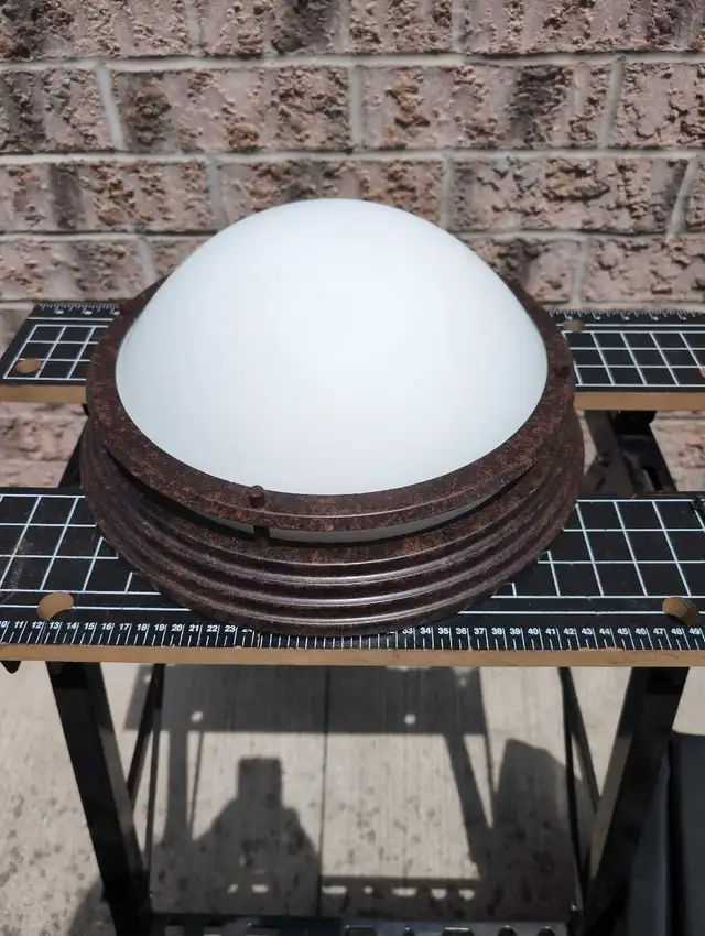 Brown Flush Mount Ceiling Light in Indoor Lighting & Fans in Kitchener / Waterloo - Image 2