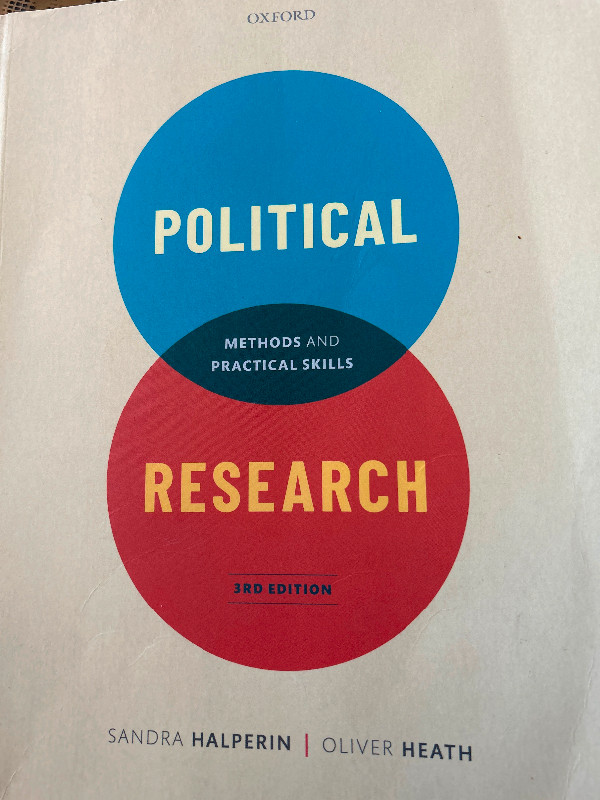 ISBN 9780198820628 political research methods and practical skil in Textbooks in Belleville