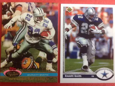 Upper Deck Topps Stadium Club Emmitt Smith Football Cards, View more