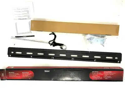 SONORA SU64 Ultra-thin 0.5 Inches Low Profile Fixed TV Mount 55’, View more