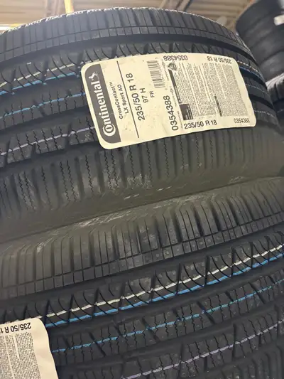 NEW 235/50/R18 Continental A/S–Merc GLA/Mustang/Tiguan/MKC/Escape Set of Four brand new 235 50 R18 C...