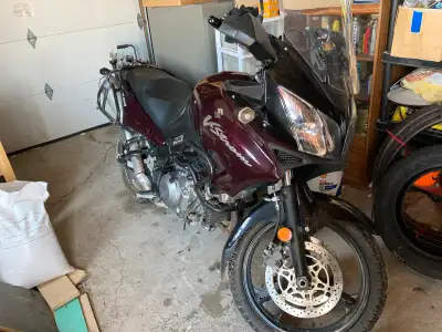 Selling my Suzuki V Strom 1000, a reliable and versatile ride with 58755 kilometers on the clock, re...