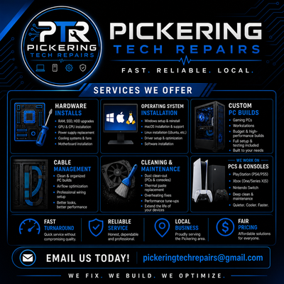 Pickering Tech Repairs, View more