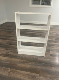 White 3 tier bookshelf 