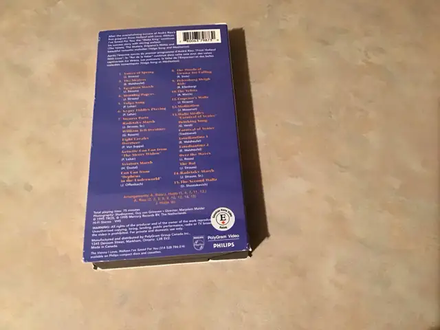cassette VHS André Rieu the Vienna i love in Other in Trois-Rivières - Image 3