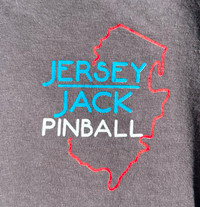 Jersey Jack Pinball T Shirt SZ XL Michigan Pinball Expo