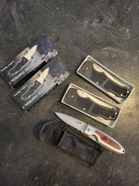 Pocket knives for camping or fishing.
