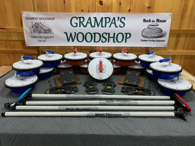 Outdoor Curling Stones - FREE DELIVERY - Great Christmas Gift! in Curling in Barrie
