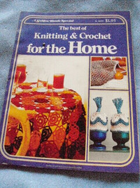 The best of knitting and crochet for the home Paperback