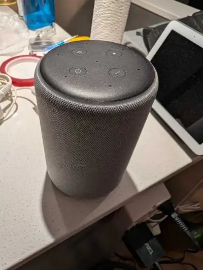 Amazon Echo Plus 2nd Gen Smart Speaker grey - L9D29R , View more