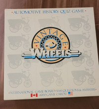 Vintage Wheels Automotive History Quiz GameFrom 1984