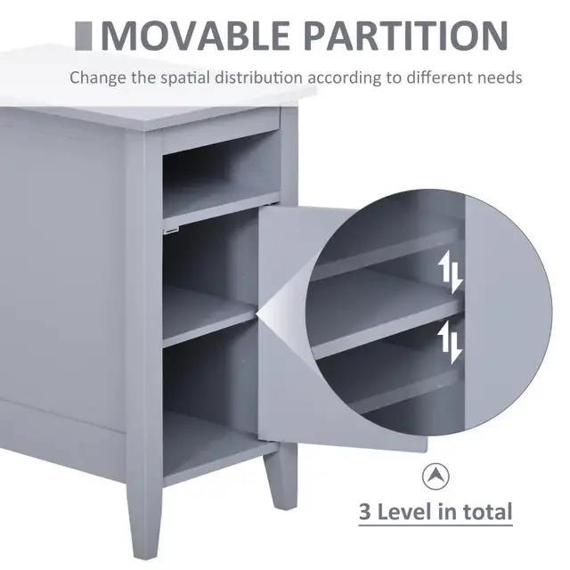 Wooden 3-Tier Modern Nightstand with Pullout Shelf in Bookcases & Shelving Units in Markham / York Region - Image 5