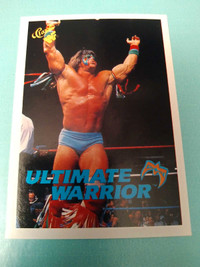 1990 ultimate warrior WWF wrestling classic trading card 