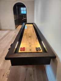 New 9 or 12 foot Shuffleboard Tables available 