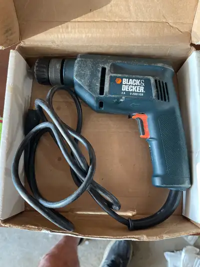 Black & Decker 4.0 Amp corded drill , View more