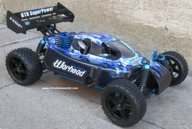 New RC Car / Buggy 3.0cc Nitro Gas Engine 4WD 2.4G 1/10 Scale in Hobbies & Crafts in Regina - Image 4