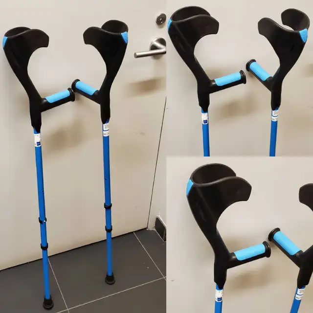 ✅️2X HMS Vilgo Crutches Non-slip forearm (Mint Condition) in Health & Special Needs in City of Toronto - Image 7