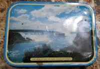 Boîte Métal Vintage Chutes Niagara Années 20