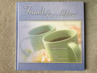 BRAND NEW - FRIENDS FOR A LIFETIME MEMORY BOOK