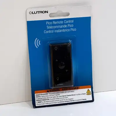 Lutron Caseta Pico Remote Black, PJ2-3BRL-GBL-L01, View more