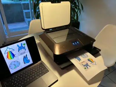 Canon PIXMA MG7120 All-in-One inkjet printer. Imprimante jet, View more