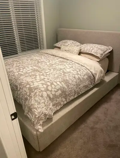 Queen bed frame, View more