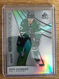 2019-20 SP GAME USED Nick Caamano /298 ROOKIES