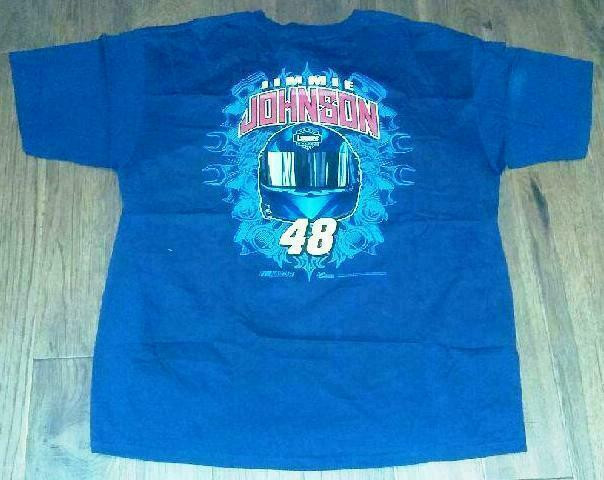 Jimmie Johnson Mens 2XL T-shirt Double sided NASCAR Chase Auth. in Arts & Collectibles in St. Catharines - Image 2