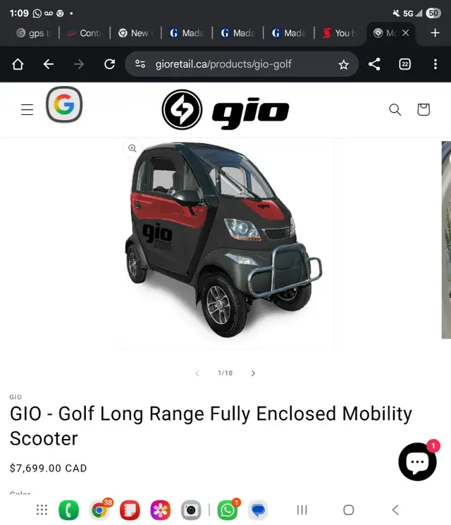 Gio all season electric vehicle in Other in Red Deer - Image 7