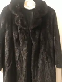 Long Black Mink Coat