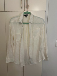 Forever 21 white button up