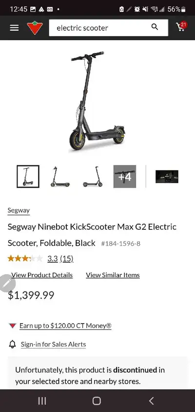 Segway Electric Scooter, View more