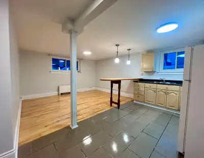 LOCATION! LOCATION! LOCATION! This very spacious 2 bedroom + 1 bathroom lower level apartment is a m...