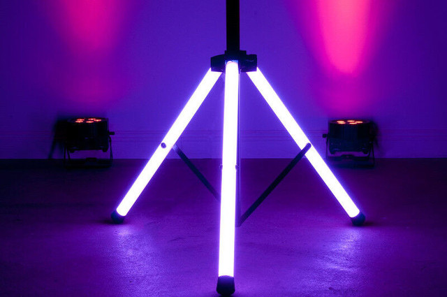 New American Audio Light Up LED Speaker Stands - priced to go in Performance & DJ Equipment in Oshawa / Durham Region - Image 2