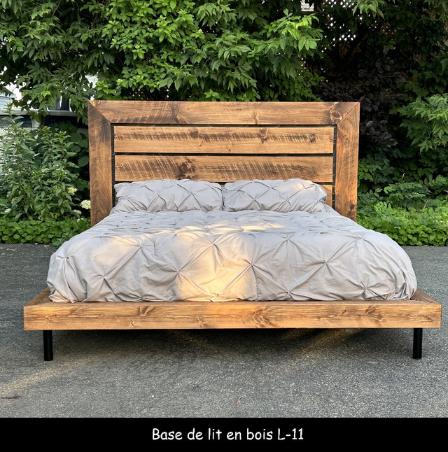 Base de lit en bois | Lits et matelas | Ville de Montréal | Kijiji