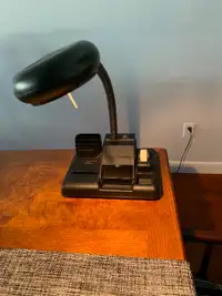 Desk Lamp - Black, Gooseneck, Storage $25 or make us an offer