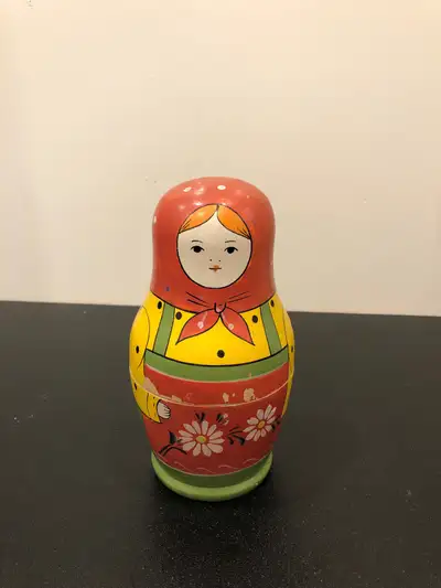 Rare, vintage Matryoshka nesting dolls, Russian, hand made. Very old. First $1M takes it away. Call/...