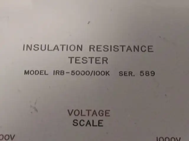 Megger IRB-5000/100K 5kV Insulation Resistance Tester (15x15x10" in General Electronics in Laval / North Shore - Image 4