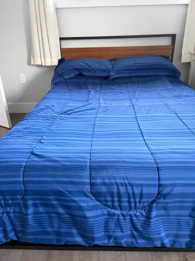 Full Size Bed with Memory Foam Mattress, View more