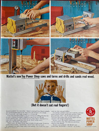 1966 Mattel Power Shop Original Ad