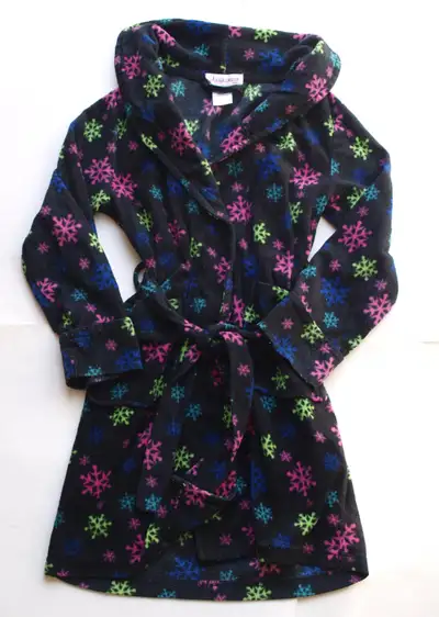 7 ans - BON ÉTAT - Robe de chambre DOUCE en polar - Pour fille, View more