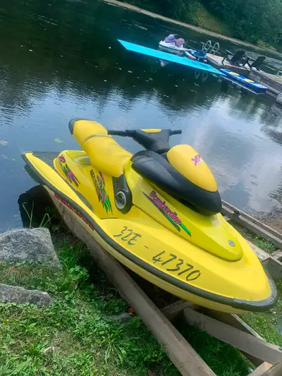 Great running 1997 Seadoo XP 800 on single trailer. Paperwork for both, safety equipment included an...