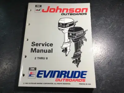 1993 Johnson & Evinrude Outboards 2 thru 8 HP Service Manual, View more