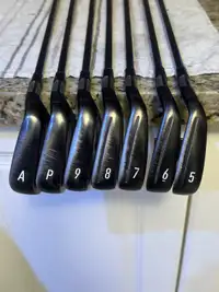Taylormade black Stealth irons